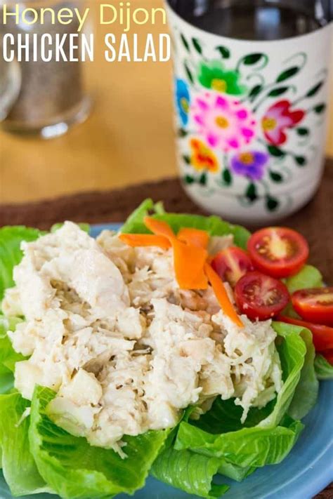 Honey Dijon Chicken Salad With Apples Cupcakes And Kale Chips