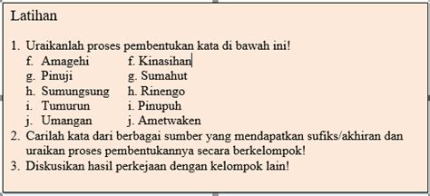 Detail Contoh Kata Konfiks Koleksi Nomer 53