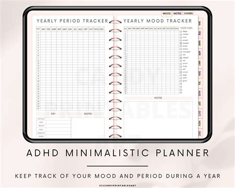 Adhd Digital Planner Adhd Life Planner Adult Adhd Journal Pdf Etsy