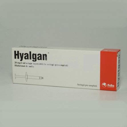 HYALGAN 20 Mg 2 Ml X 1 SOL INJ IN SERINGA PREUMPLUT 20mg 2ml ANGELINI