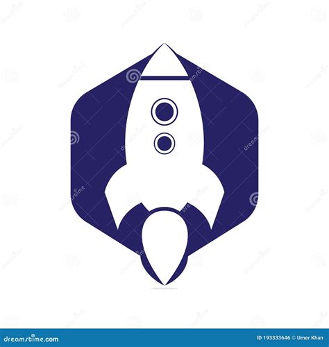 Simple Rocket Logo Vector Rocket Logo Stock Vector Illustration Of