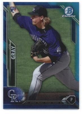 2016 Bowman Chrome Refractors Blue 29 Jon Gray Rockies NM MT EBay