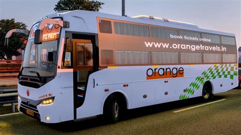 Orange Travels Prakash Capella Ac Sleeper Bus Mod Bmi Premium Ets2