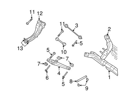 Rear Suspension For 2007 Jeep Compass Mopar Parts