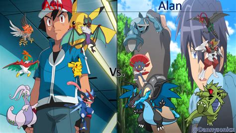 Ash Vs Alan (Kalos League Battle) by Dannysonicx on DeviantArt