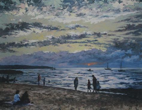 Menemsha Sunset Painting by Gary Shepard - Fine Art America