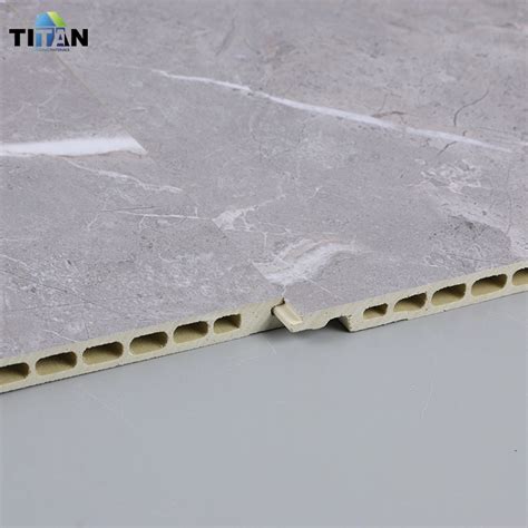 Mm Integrated Plastic Bamboo Wpc Wall Panel Fiber Wood Marble China