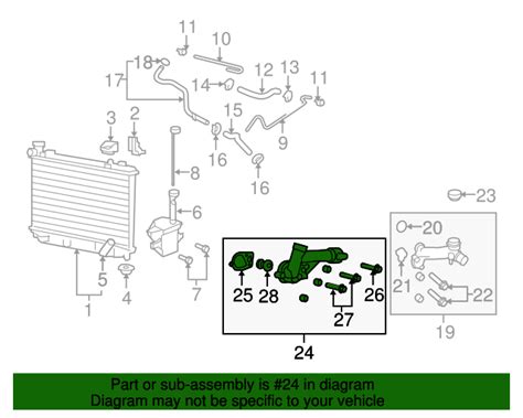 2008 2017 GM Engine Coolant Thermostat Housing 92249137 GM