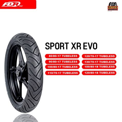 Jual Ban Luar Motor Fdr Tubeless Sport Xr Evo Ring Dan Ring