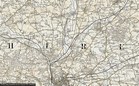 Historic Ordnance Survey Map Of Stoke Canon 1898 1900