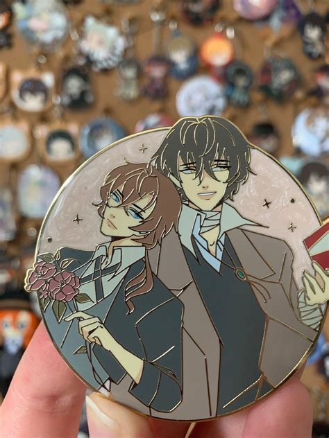 Bungo Stray Dogs Chuuya Kunikida Akutagawa Husbandos Enamel Pins