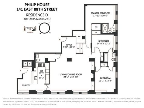 141 East 88th Street 4D New York NY 10128 Sales Floorplans