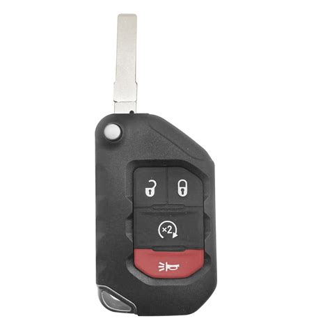 New Key Fob For 2018 2020 JEEP Wrangler JK Gladiator Flip Remote 4B