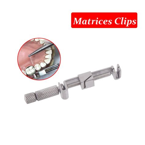 Dental Matrices Clips Stainless Steel Tofflemire Matritzen Spanner