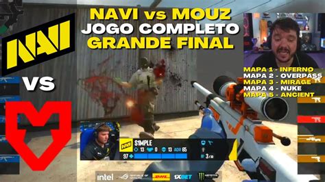 NAVI Vs MOUZ GRANDE FINAL COMPLETA Todos Os Mapas Playoffs ESL Pro