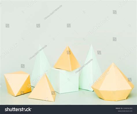 Photo Pyramid Shaped Objects Made Colorful Stock Photo 2248762383 | Shutterstock