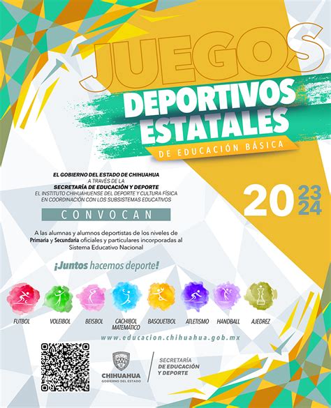 CONVOCATORIA JUEGOS DEPORTIVOS ESTATALES DE EDUCACIÓN BÁSICA