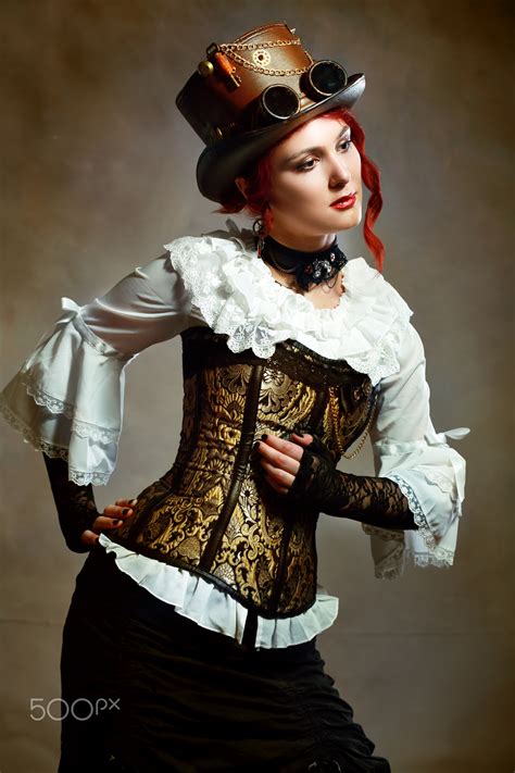 Steampunk Redhead Telegraph