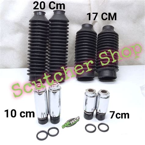 PAKET PENINGGI SHOCK SHOK SOK DEPAN HONDA WIN 100 TINGGI 7 CM 10 CM SET