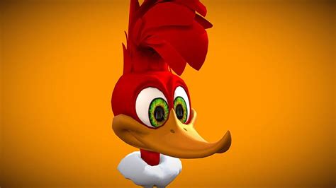 D Model By Thiago Coser Woody Woodpecker D Model Hd Wallpaper Pxfuel