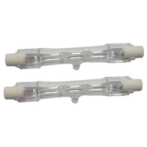 Halogen Linear R7S 78mm 80W Light Bulb 2 Pack Homebase