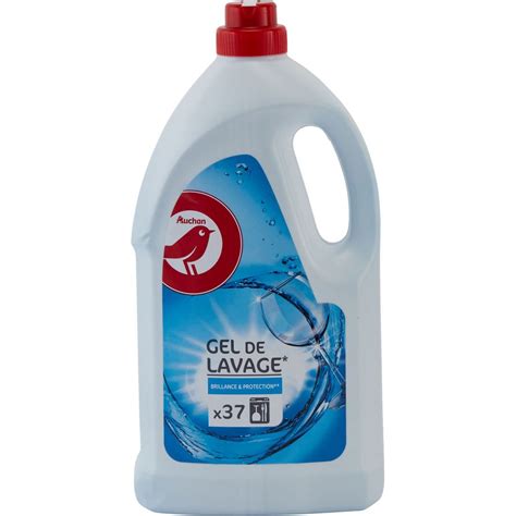 AUCHAN Gel De Lavage Lave Vaisselle Brillance Et Protection 1 5l Pas