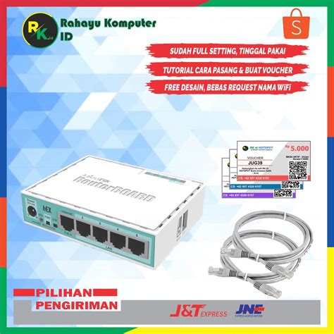 Jual Mikrotik Rb750gr3 Full Setting Hotspot Voucher Siap Pakai Rt Rw