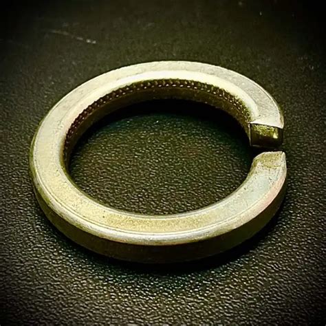 Imperial Spring Lock Washers Square Section Single Coil Bzp Zinc