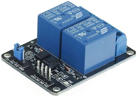 5V 2 Two Channel Relay Module DC 5V Optocoupler For Arduino PIC ARM