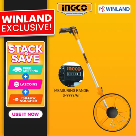 Ingco By Winland Digital Display Measuring Wheel Hdmw01 Hdmw45