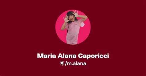 Maria Alana Caporicci Instagram Tiktok Linktree