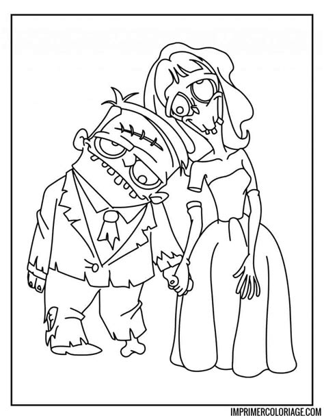 Coloriage De Monstre Dhalloween Imprimer Coloriage