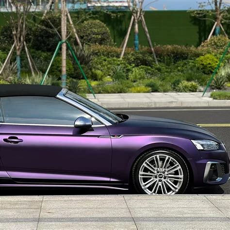 Best Matte Dark Purple Vinyl Wrap Metallic Dark Purple Car Wraps