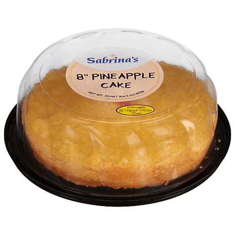 Sabrina S Cake Pineappple 8 Inch 22 Oz Bakery Fairplay Foods