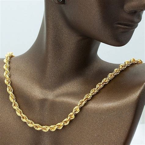 Gold Chain Necklace 22in Etsy