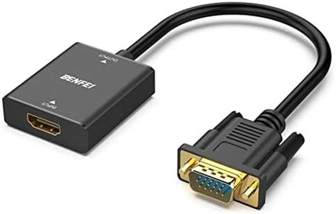 BENFEI Adaptateur HDMI vers VGA mâle vers Femelle pour Bureau