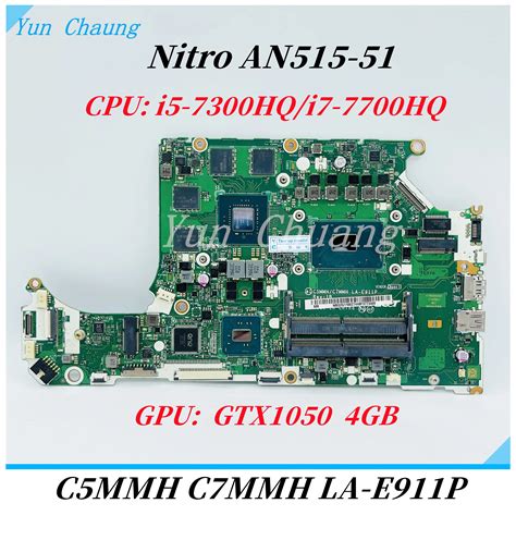 C Mmh C Mmh La E P Main Board For Acer Nitro An Laptop