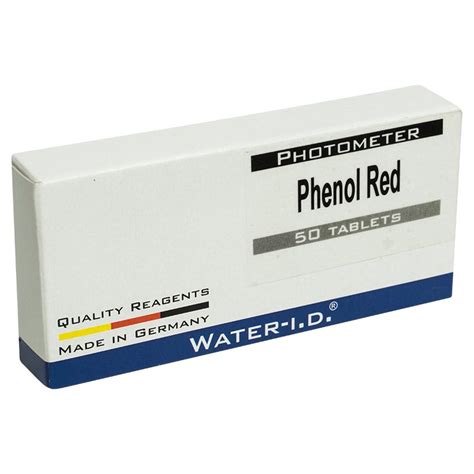 50 Tabletten Phenol Red für Photometer und PoolLab TBSPPH50