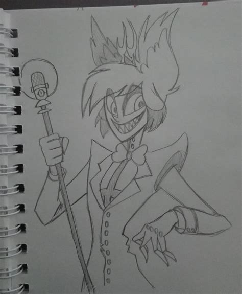 Alastor Sketch Hazbin Hotel By Hecticwu On Deviantart