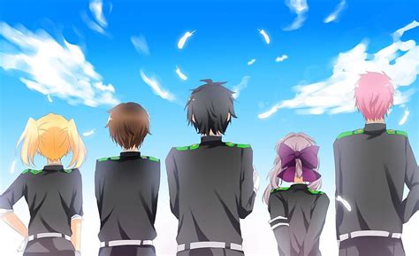 Owari No Seraph Saotome Yoichi Kimizuki Shihou Sanguu Mitsuba Shinoa