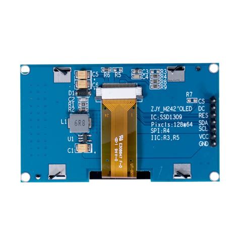 OLED 7 PIN 128x64 Display Module 2 42 Inch Blue White Color Model Name