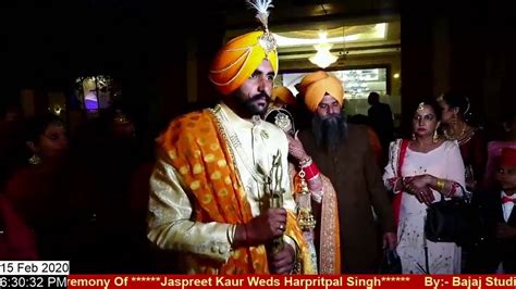 🔴live Wedding Jaspreet Kaur Weds Harpritpal Singh By Bajaj Studio