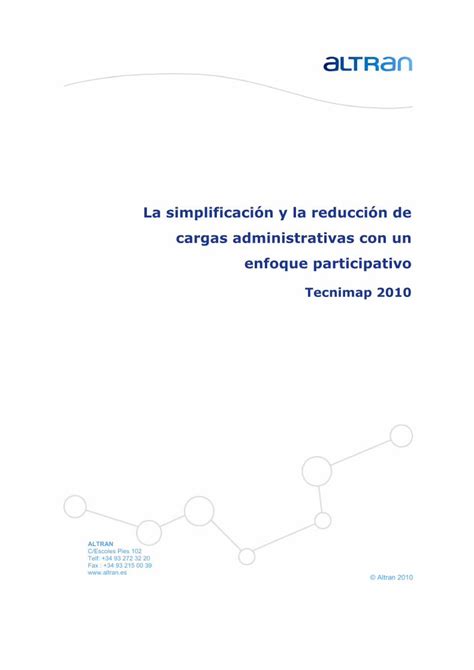 PDF 479 La Simplificaci N Y La Reducci N De Cargas 9185 El Plan