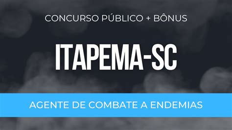 Apostila Para Agente De Combate A Endemias Concurso Itapema Sc 2023