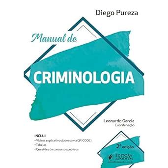 MANUAL DE CRIMINOLOGIA 9788544242247 Livros Na Amazon Brasil