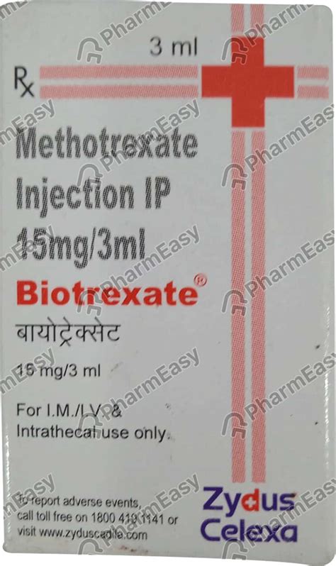 Biotrexate Mg Injection Uses Side Effects Price Dosage