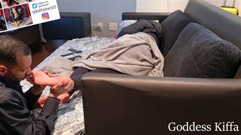 Goddess Kiffa Cuckold Real Life Ep Cuck On His Knees Foot Massage