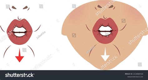 Exercises Expression Muscles Around Lips Mouth Stock Vector (Royalty Free) 2116960310