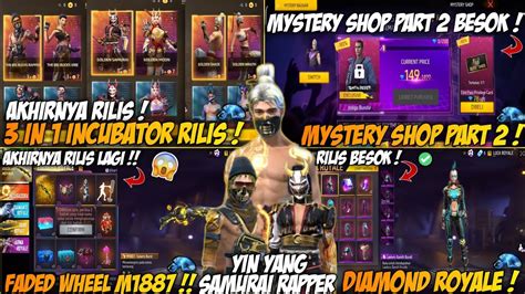 BOCORAN FF EVENT TERBARU MYSTERY SHOP PART 2 INCUBATOR 3 IN 1