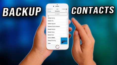 How To Backup Contacts On IPhone YouTube